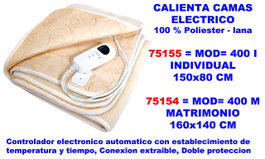 HJM Manta Eléctrica Individual 60 W 150x80 cm