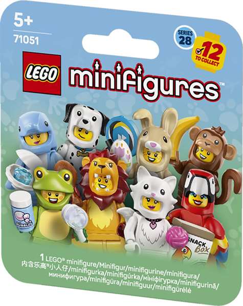 LEGO Minifigures Serie 28 Edición Animales - Juego de Construcción Figuras Coleccionables