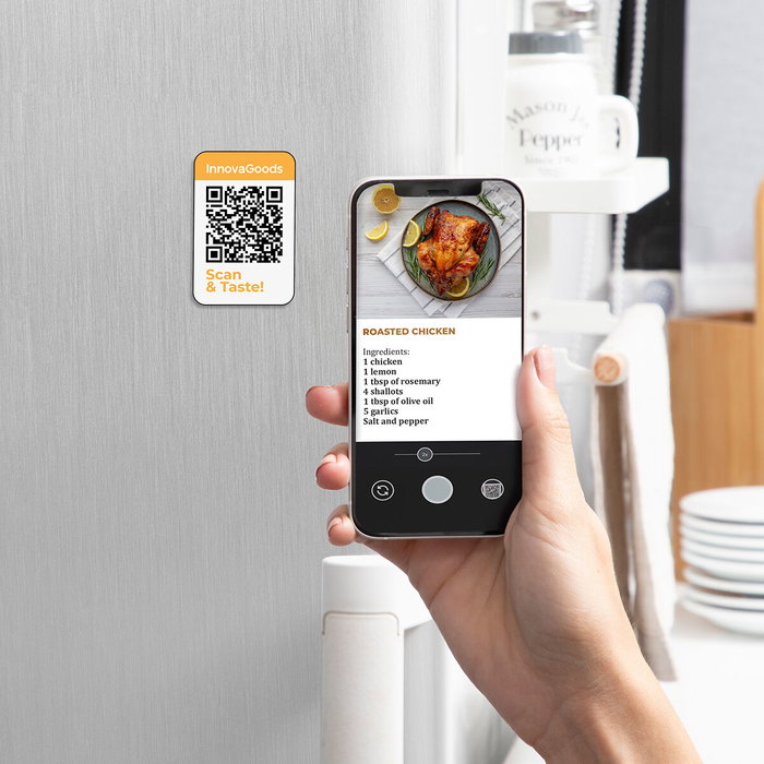 Freidora de Aire InnovaGoods Fryinn View 6500 Negro 1700 W 6,5 L Acero Inoxidable Freidora de Aire InnovaGoods Fryinn View 6500 Negro 1700 W 6,5 L Acero Inoxidable