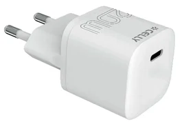 Celly UCTC1USBC20WWH Cargador de dispositivo móvil universal de pared de 20W USB-C Blanco
