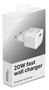 Celly UCTC1USBC20WWH - Cargador de Pared Ultracompacto 20W, 1 Puerto USB-C, Blanco, Universal, 110-240V