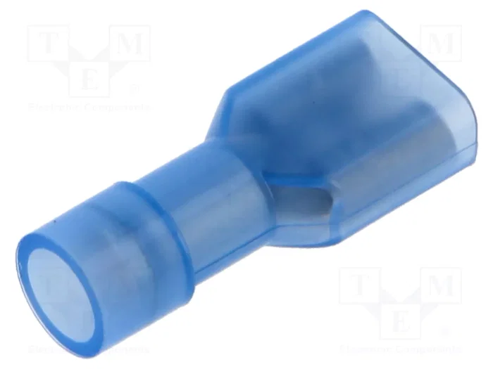 ERKO MSEPA-6.3-2/100 Conector Hembra Plano Aislado 6,3mm