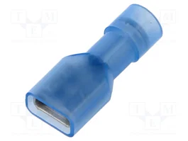 ERKO MSEPA-6.3-2/100 Conector Hembra Plano Aislado 6,3mm