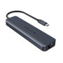 Targus HyperDrive HD4003GL Hub USB-C 7 en 1 con HDMI 4K 60Hz y 100W PD, Azul
