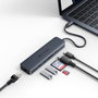 Targus HyperDrive HD4003GL Hub USB-C 7 en 1 con HDMI 4K 60Hz y 100W PD, Azul