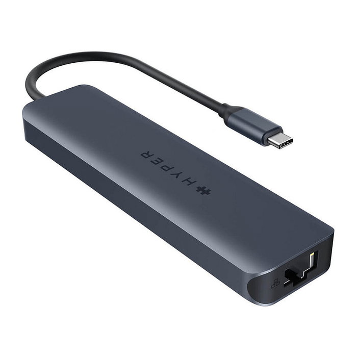 Targus HyperDrive EcoSmart Gen.2 HD4003GL - Concentrador USB-C con 100W PD, 2 puertos USB 3.2, HDMI 2.0 4K 60Hz, Gigabit Ethernet, lector de tarjetas, color azul