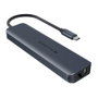 Targus HyperDrive EcoSmart Gen.2 HD4003GL - Concentrador USB-C con 100W PD, 2 puertos USB 3.2, HDMI 2.0 4K 60Hz, Gigabit Ethernet, lector de tarjetas, color azul