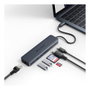 Targus HyperDrive EcoSmart Gen.2 HD4003GL - Concentrador USB-C con 100W PD, 2 puertos USB 3.2, HDMI 2.0 4K 60Hz, Gigabit Ethernet, lector de tarjetas, color azul