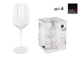 Inde Set de 4 Copas de Vino Royal, Cristal, 53 cl, Diámetro 8.7 cm x Alto 24 cm (6 Cajas)