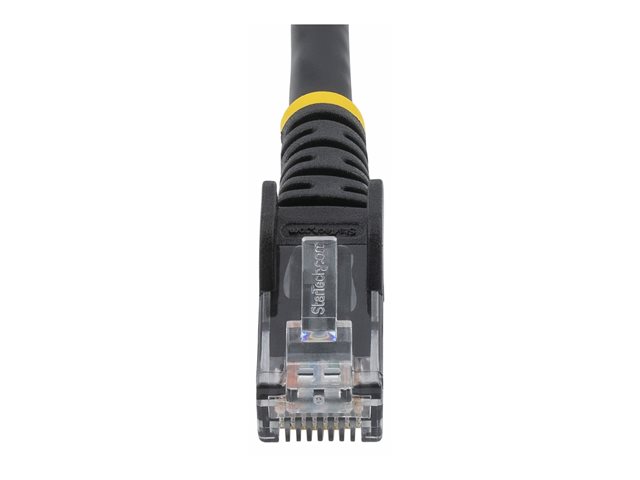 Startech.com Cable Ethernet CAT6 UTP RJ45 100ft (30.5m) Negro, Diseño Snagless, 10 Gb/s, N6PATCH100BK