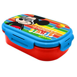 Kids Licensing Sandwichera + cubierto Mickey Disney 22x16x7cm