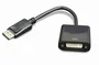 Gembird Adaptador DisplayPort Macho a DVI Hembra 0.1m, Resolución 1920x1200 60Hz, Negro, Referencia A-DPM-DVIF, Video y Audio Digital