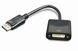 Gembird Adaptador DisplayPort Macho a DVI Hembra 0.1m, Resolución 1920x1200 60Hz, Negro, Referencia A-DPM-DVIF, Video y Audio Digital