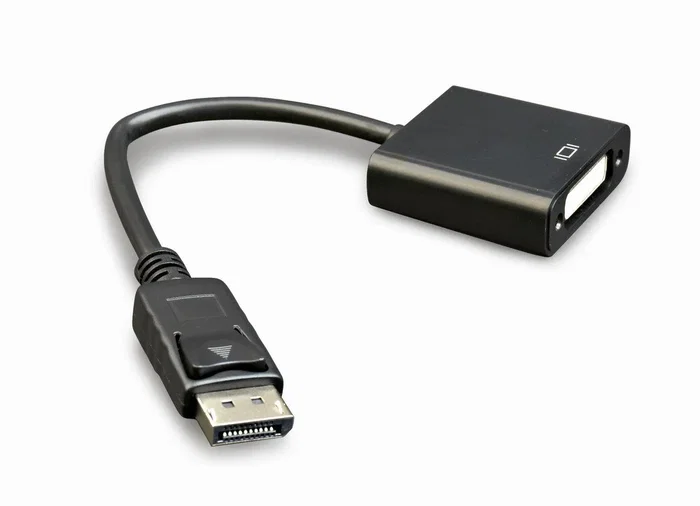 Gembird Adaptador DisplayPort Macho a DVI Hembra 0.1m, Resolución 1920x1200 60Hz, Negro, Referencia A-DPM-DVIF, Video y Audio Digital