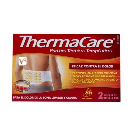 Thermacare Parches Térmicos Lumbar y Cadera, 2 unidades
