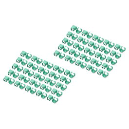 Digitus Clips de Color para Cables RJ45 Cat5e/6, Color Verde, Paquete de 100 Unidades