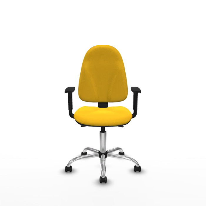 PIQUERAS Y CRESPO Silla de oficina Algarra Amarillo con mecanismo Asincro PIQUERAS Y CRESPO Silla de oficina Algarra Amarillo con mecanismo Asincro