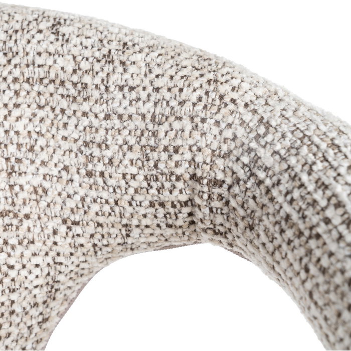 Silla Jaspeado Gris Tejido Salón 52,50 X 59 X 79 cm (Set de 2)