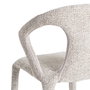 Silla Jaspeado Gris Tejido Salón 52,50 X 59 X 79 cm (Set de 2)