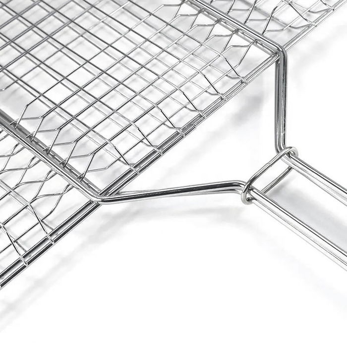 Algon BBQ Parrilla BBQ Cr-Wood sin Patas, Dimensiones 50.3 cm de Ancho x 66.1 cm de Largo x 2.1 cm de Alto, para Asados (8 Unidades)