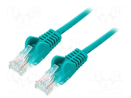 DIGITUS Patch Cord Cat 5e U/UTP Verde 1m