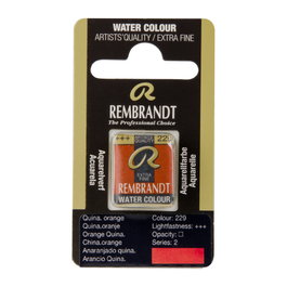 Rembrandt Acuarela Pastilla Anaranjado Quinacridona 229