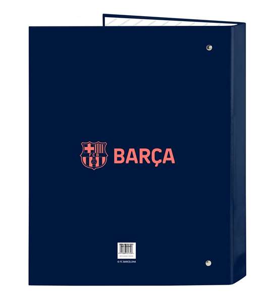 Safta Carpeta Folio 4 Anillas Mixtas F.C. Barcelona 2ª Equipación 26,5x33x4cm Safta Carpeta Folio 4 Anillas Mixtas F.C. Barcelona 2ª Equipación 26,5x33x4cm