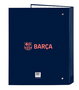 Safta Carpeta Folio 4 Anillas Mixtas F.C. Barcelona 2ª Equipación 26,5x33x4cm