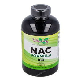 VBYOTICS Nac Formula 180 Cápsulas con NAC, Quercetina, Zinc y Selenio - Complemento Alimenticio