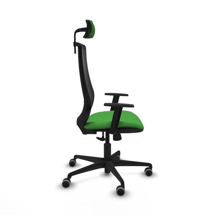 PIQUERAS Y CRESPO Silla de oficina Mardos con mecanismo Sincro, Verde y Negro PIQUERAS Y CRESPO Silla de oficina Mardos con mecanismo Sincro, Verde y Negro
