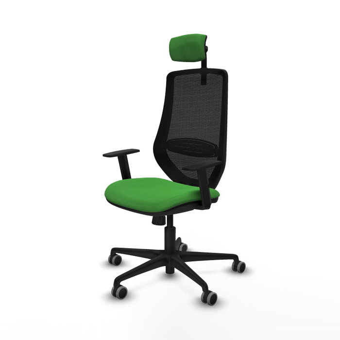 PIQUERAS Y CRESPO Silla de oficina Mardos con mecanismo Sincro, Verde y Negro PIQUERAS Y CRESPO Silla de oficina Mardos con mecanismo Sincro, Verde y Negro