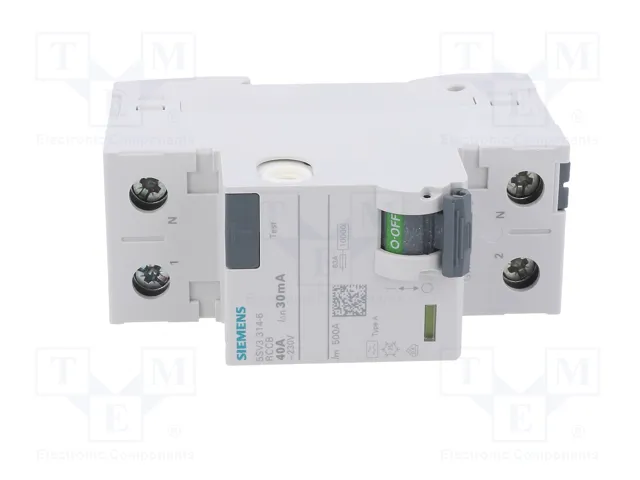 Siemens 5SV3314-6 Interruptor diferencial 40A 2P 30mA Tipo A Siemens 5SV3314-6 Interruptor diferencial 40A 2P 30mA Tipo A