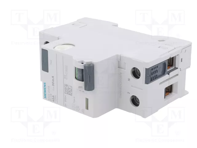 Siemens 5SV3314-6 Interruptor diferencial 40A 2P 30mA Tipo A Siemens 5SV3314-6 Interruptor diferencial 40A 2P 30mA Tipo A