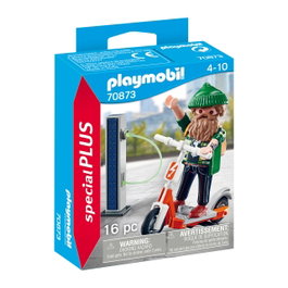 PLAYMOBIL Hipster con E-Scooter 70873