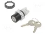 ABB Interruptor rotativo con llave 22mm 2 posiciones negro