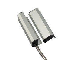 CQR CA132B Contacto de Puerta de Aluminio, Grado 3 Tipo A&B, Cable Blindado 4cm, EN50131-2-6