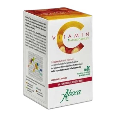 ABOCA Vitamin C Naturcomplex 14 Comprimidos Masticables - Suplemento de Vitamina C Natural