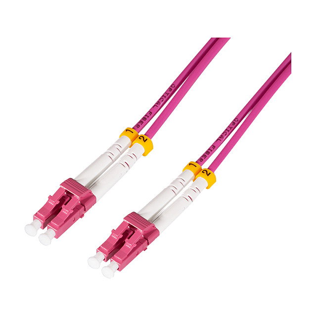 LogiLink Patch cord de fibra óptica OM4 con armadura de acero, Duplex LC/UPC - LC/UPC, 3.0 m LogiLink Patch cord de fibra óptica OM4 con armadura de acero, Duplex LC/UPC - LC/UPC, 3.0 m