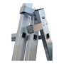 Edm Escalera transformable de aluminio 3 x 9 peldaños