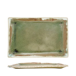 Summa Premium Bandeja de Gres Ancha 30 cm x 20.5 cm Bandeja Ancha 30X20 cm