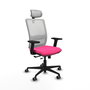 PIQUERAS Y CRESPO Silla de oficina Haches Rosa y Blanco