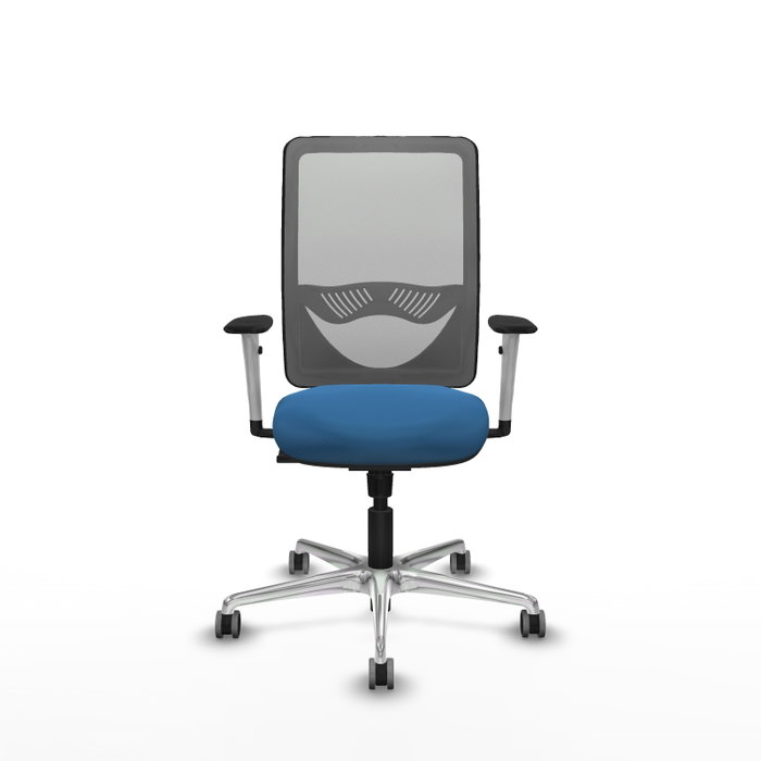 PIQUERAS Y CRESPO Silla de oficina Zulema con mecanismo Sincro Azul claro y Gris PIQUERAS Y CRESPO Silla de oficina Zulema con mecanismo Sincro Azul claro y Gris