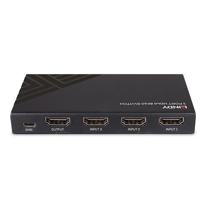 Lindy 3 Port HDMI 8K60 Switch Negro Lindy 3 Port HDMI 8K60 Switch Negro
