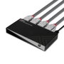 LINDY 38369 Interruptor Selector HDMI 2.1 4x1, 8K a 48Gbit/s, HDR, con Mando a Distancia, Negro