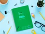 Liderpapel Cuaderno Espiral A5 Pautaguía Verde 80 Hojas 90g