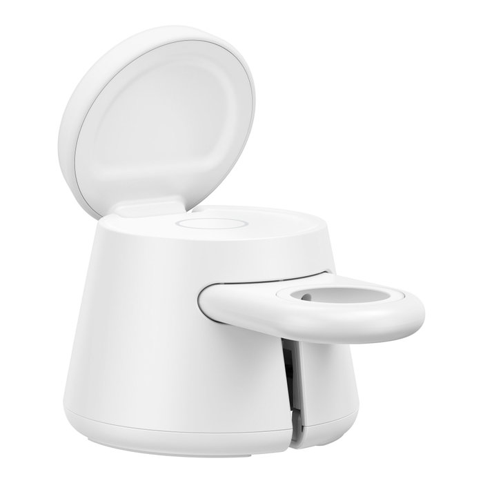 Belkin UltraCharge Estación de Carga Modular 25W Qi2 Blanco WIZ052kqWH Belkin UltraCharge Estación de Carga Modular 25W Qi2 Blanco WIZ052kqWH
