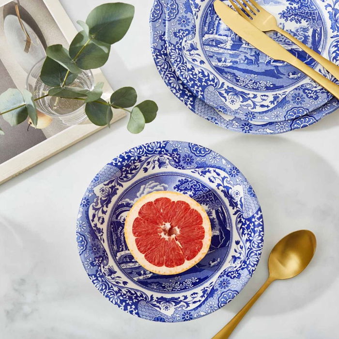 Spode Bol Blue Italian Diámetro 20 cm (4 Unidades)