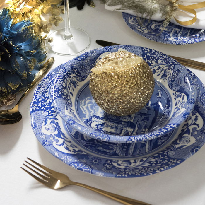 Spode Bol Blue Italian Diámetro 20 cm (4 Unidades)