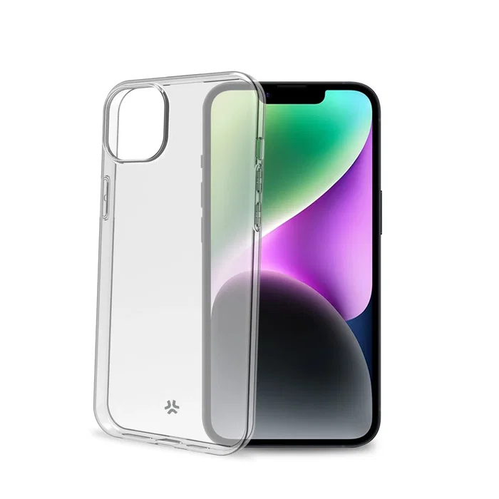 Celly Gelskin1053 Funda para iPhone 15 (6.1") Transparente