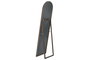 DKD Home Decor Espejo de Vestidor de Pino y Cristal Marrón Oscuro 50x3x180 cm